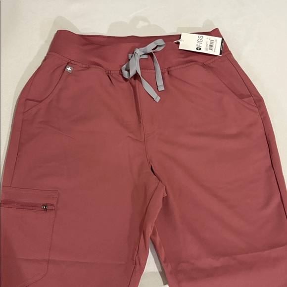 Figs Scrub Pants Womens Size Medium Pink Zamora Jogger Scrub Stretch Uniform - Picture 4 of 13